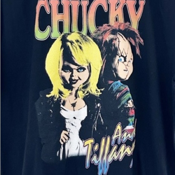 NWOT Bride Of Chucky Graphic Tee - Picture 3 of 7